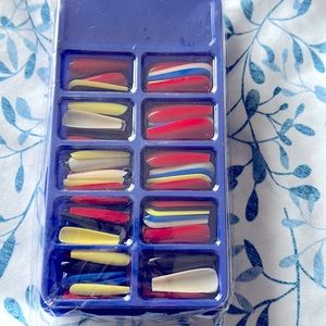 Coffin press on nails in multiple colors